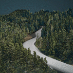 Computer-generated view of Shotgun Cove Road extension