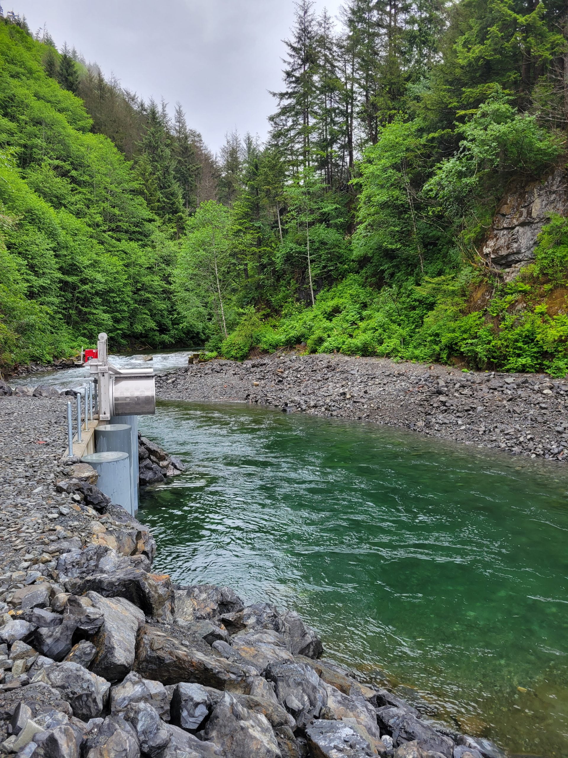 Photo of Sitka critical secondary water project.