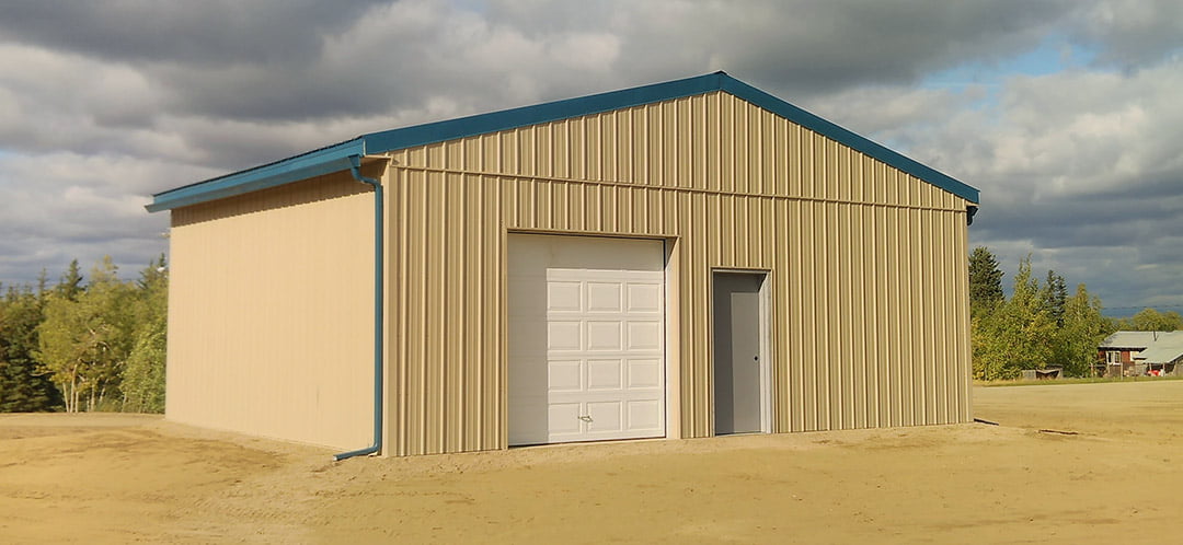 Photo of building in Huslia, AK.