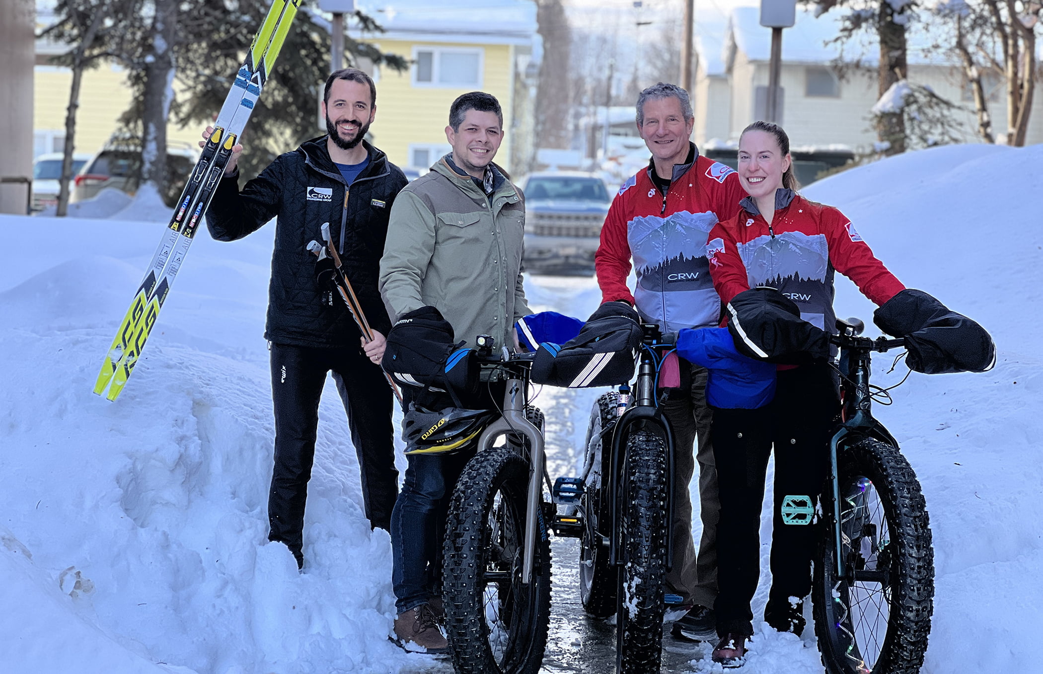 CRW Engineering staff participated in 2024 Bike to Work Day in Anchorage, Alaska